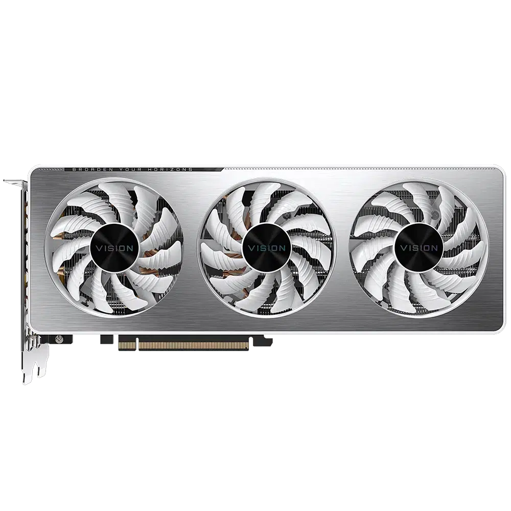 GIGABYTE GEFORCE RTX 3060 TI VISION OC 8GB GDDR6 WHITE GRAPHICS CARD-GRAPHICS CARD-Makotek Computers