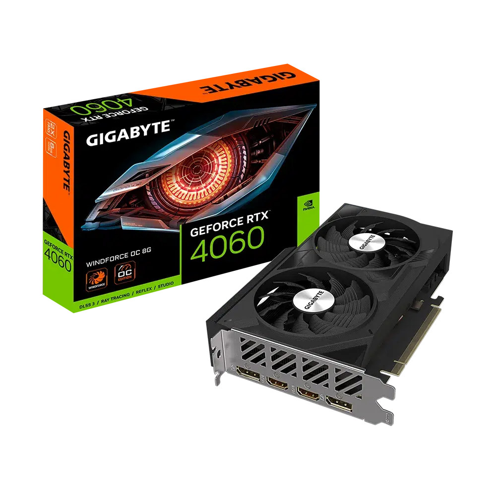 GIGABYTE GEFORCE RTX 4060 WINDFORCE OC 8G BGDDR6 GRAPHICS CARD-GRAPHICS CARD-Makotek Computers