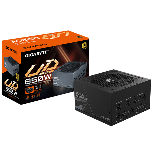 GIGABYTE GP-UD850GM-PG5 | 850 WATTS | 80 PLUS GOLD | PCIE GEN 5.0 | FULLY MODULAR | 12 MONTHS WARRANTY | POWER SUPPLY