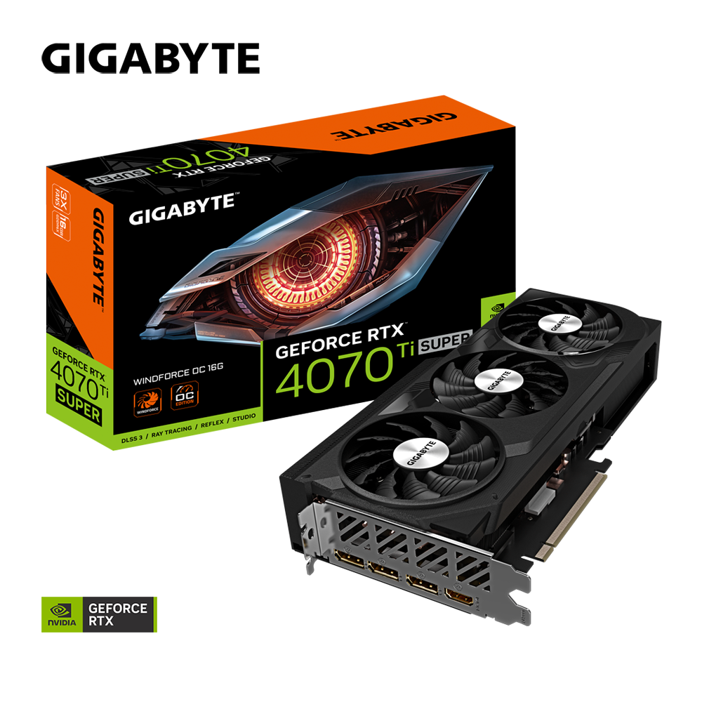GIGABYTE GV-N407TSWF3OC-16GD GIGABYTE RTX 4070 TI SUPER