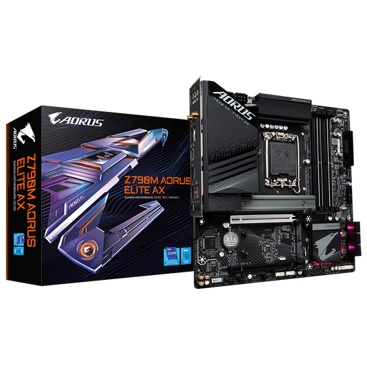 GIGABYTE Z790M AORUS ELITE AX DDR5 INTEL | 12 MONTHS WARRANTY | MOTHERBOARD