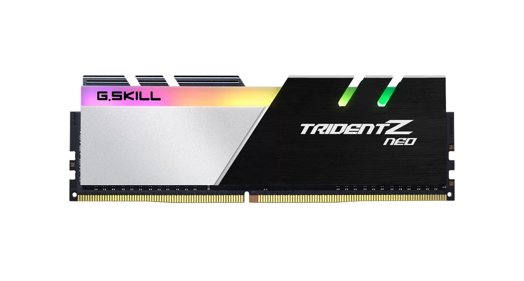 G.SKILL TRIDENT Z NEO RGB BLK/SLV 2X16GB 4000MHZ DDR4 DUAL MEMORY