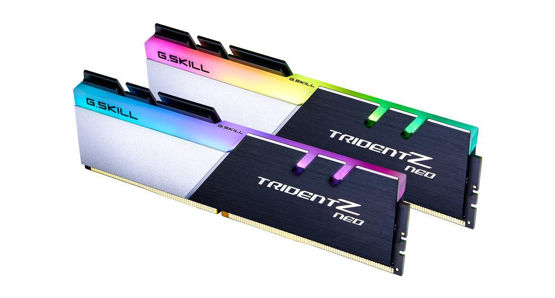 G.SKILL TRIDENT Z NEO RGB DDR4 CL18 16GB 2*8GB 3600MHZ DDR4 DUAL CHANNEL KIT RAM-MEMORY-Makotek Computers