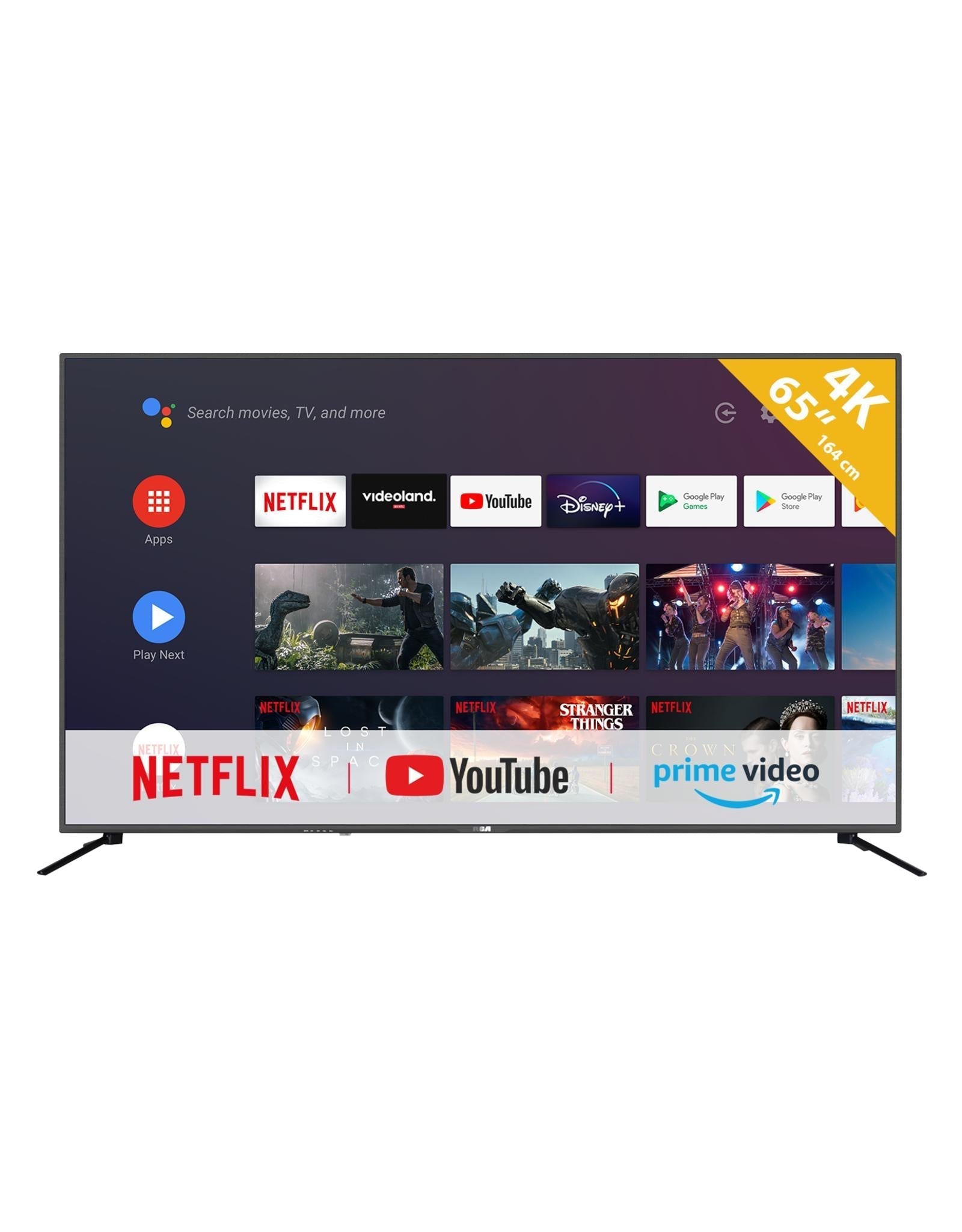 HKC H800-S65KG1 SMART 65‚Ä≥ 4K UHD LED TV | 4K UHD 3840 x 2160P | 3 x HDMI, 2 x USB PORTS, 1 x RJ45 | BLUETOOTH + WI-FI CONNECTIVITY | 2GB RAM, 8GB ROM | ANDROID 11.0 SMART TV-TELEVISION-Makotek Computers