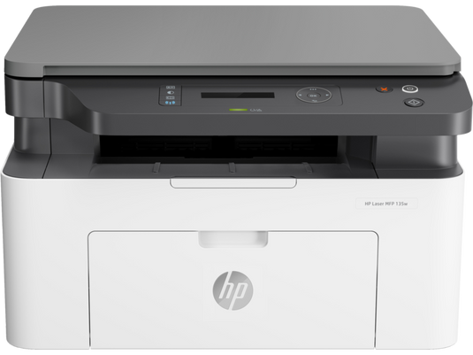 HP 135W AIO LASERJET PRINTER | PRINT, COPY, AND SCAN | FLATBED SCANNER | SHEETFEED PRINTER