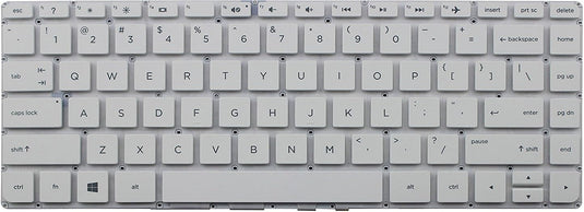 HP 14-V WHITE LAPTOP KEYBOARD