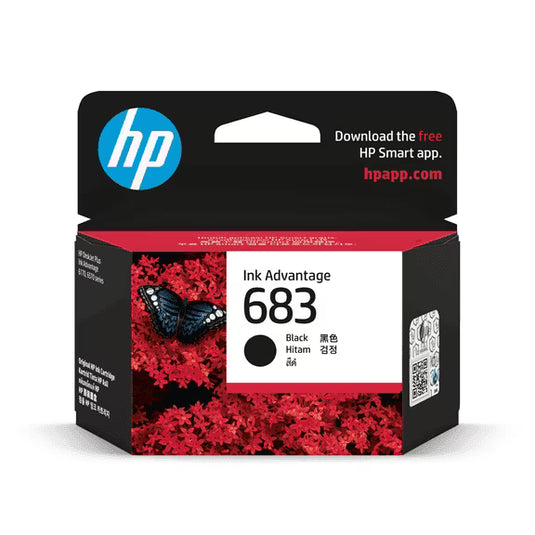HP 683  (7FP39ZA) | BLACK | ORIGINAL INK ADVANTAGE CARTRIDGE | HP THERMAL INKJET | PIGMENT-BASED | INK   PRINTER HEAD