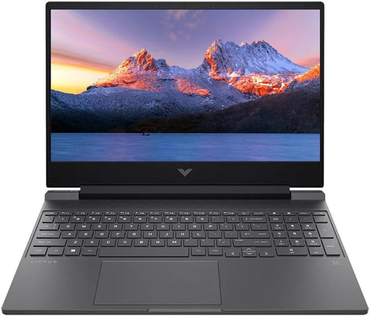 HP BX9C6PA VICTUS 15-FB3131AX | AMD RYZEN 7 7445H | 16GB 5600MHZ DDR5 MEMORY | RTX 2050 4GB GDDR6 GRAPHICS CARD | 512GB NVME SSD | 15.6" FULL HD 144HZ IPS DISPLAY | MS OFFICE 2024 HOME + 365 BASIC (1YR) | WINDOWS 11 OS | 12 MONTHS WARRANTY LAPTOPPC