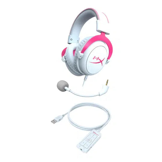 HP HYPERX CLOUD II - PRO GAMING (PINK) HEADSET-HEADSET-Makotek Computers
