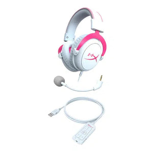 HP HYPERX CLOUD II - PRO GAMING (PINK) HEADSET-HEADSET-Makotek Computers