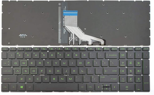 HP PAVILION GAMING 15-CX 15-CX0040NR 15-CX0058WM 15-CX0020NR 15-CX0030NR 15-CX000 PAIR WITH BACKLIT US LAPTOP KEYBOARD