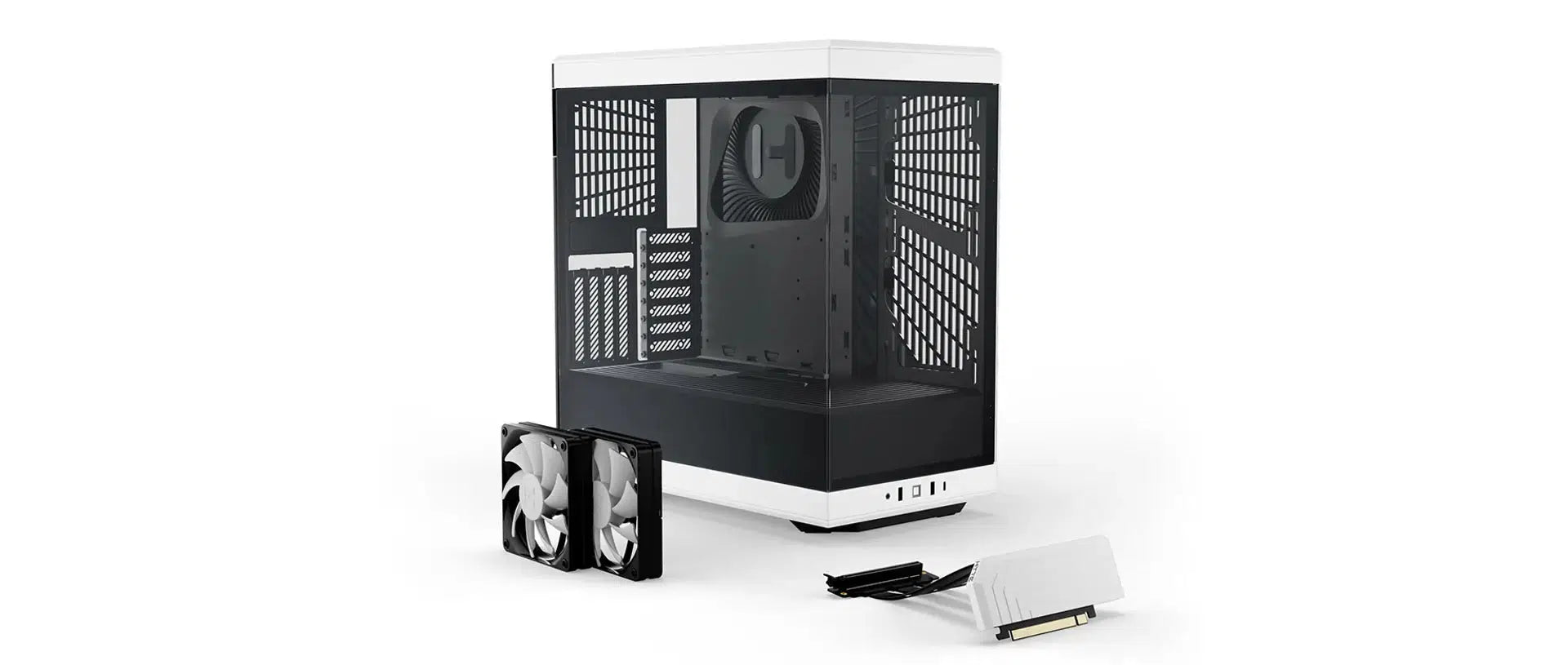 HYTE Y40 CS-HYTE-Y40-BW BLACK/WHITE MID TOWER CASE – Makotek