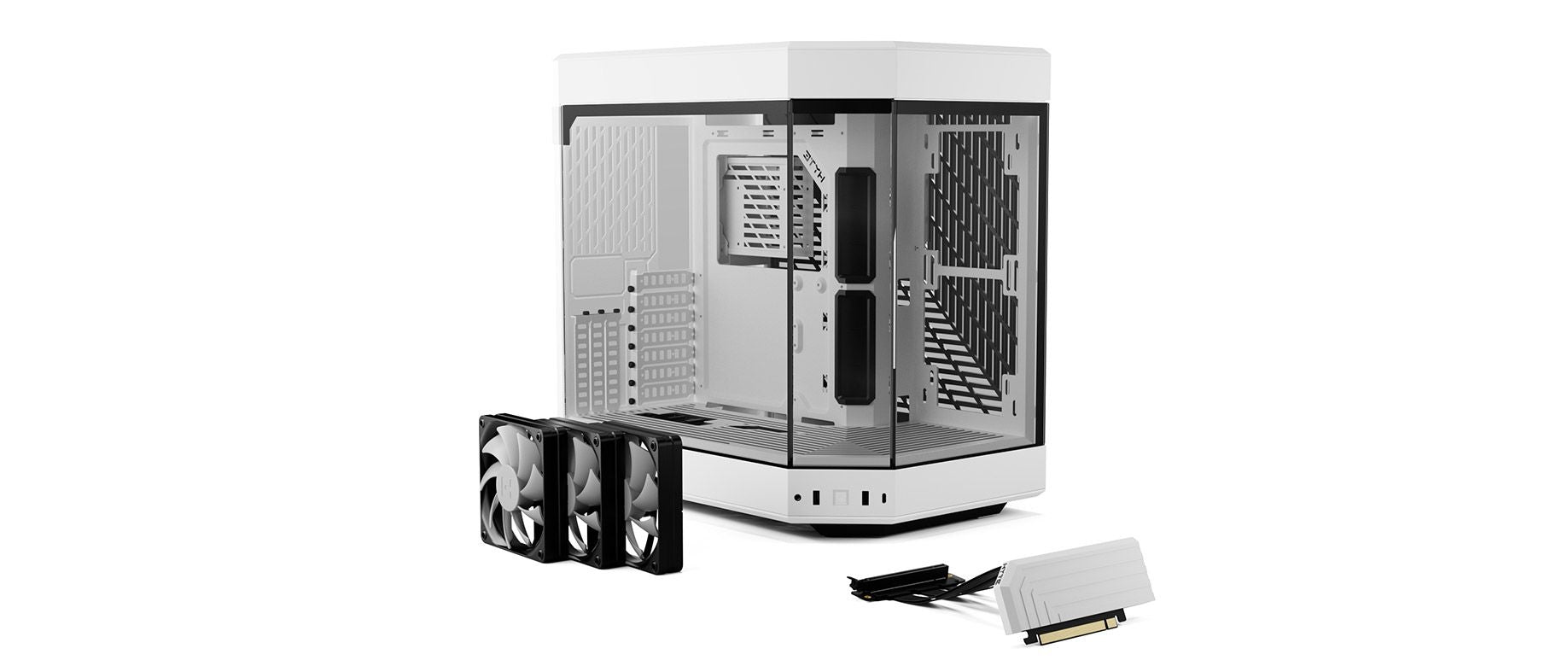 HYTE Y60 CS-HYTE-Y60-WW SNOW WHITE ABS / STEEL / TEMPERED GLASS ATX MI ...