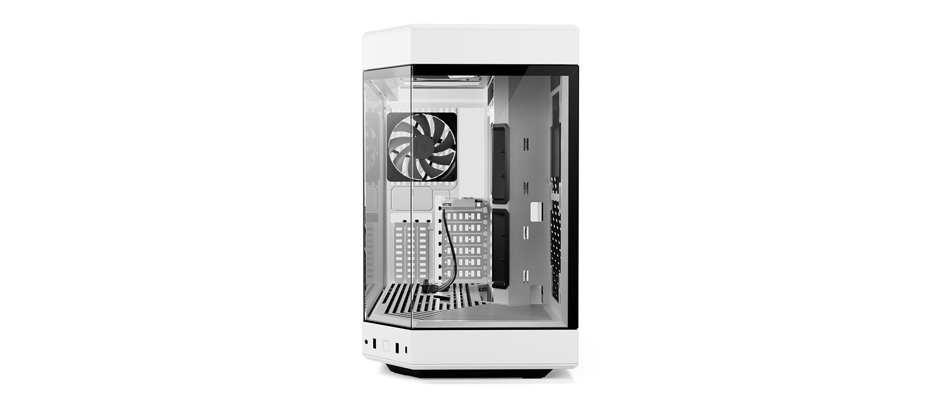 Premium Mid-Tower ATX PC Case - Snow White | HYTE