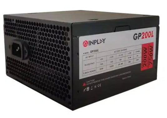 INPLAY GP200L SEMI-RATED 750W LONG WIRE ATX POWER SUPPLY-PSU-Makotek Computers