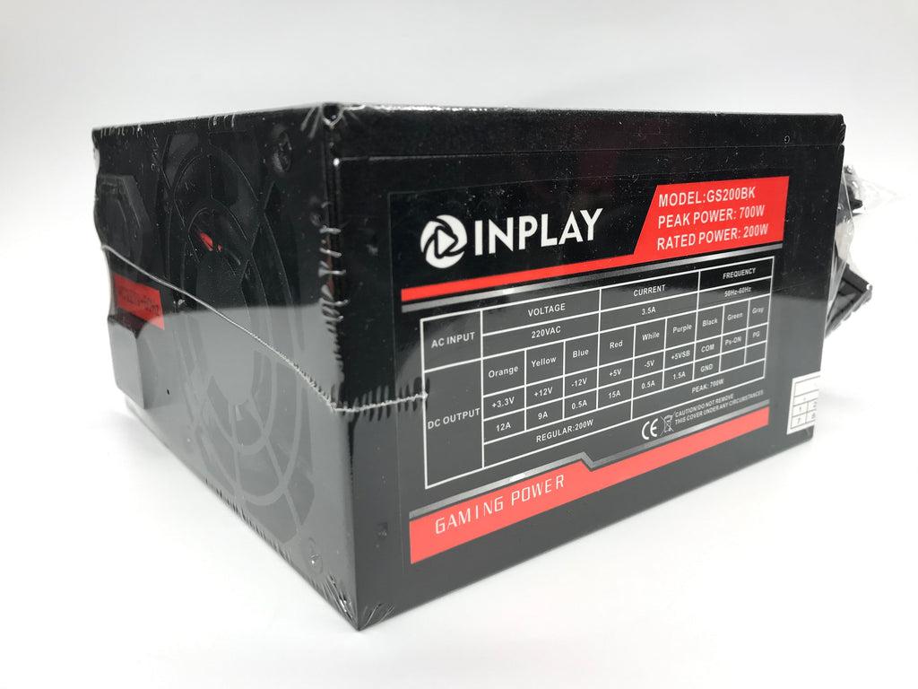 INPLAY GS200BK (RATED 200W) 700W GENERIC POWER SUPPLY-POWER SUPPLY UNITS-Makotek Computers