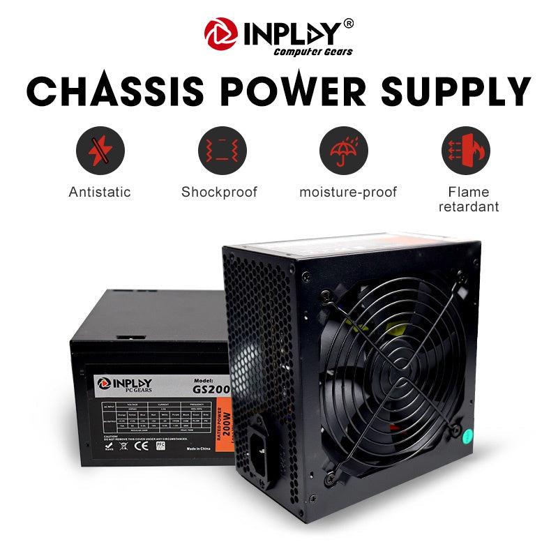 INPLAY GS250LK (RATED 250W) 750W GENERIC POWER SUPPLY-POWER SUPPLY UNITS-Makotek Computers