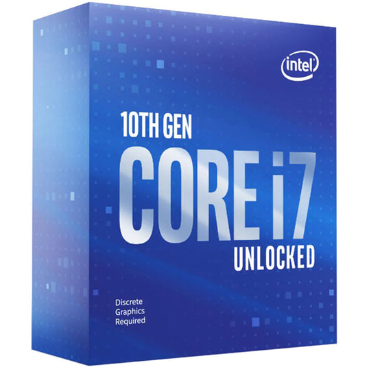 INTEL CORE I7-10700KF | 8 CORES | 16 THREADS | 5.1GHZ | LGA 1200 | BOX-TYPE | 12 MONTHS WARRANTY | DESKTOP PROCESSOR
