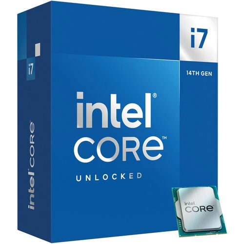 INTEL CORE i7 14700K | 20 CORES (8 P-CORES + 12 E-CORES) 28 THREADS | 5.6 GHZ | 33 MB CACHE | LGA 1700 | BOX-TYPE | 12 MONTHS WARRANTY |  DESKTOP PROCESSOR