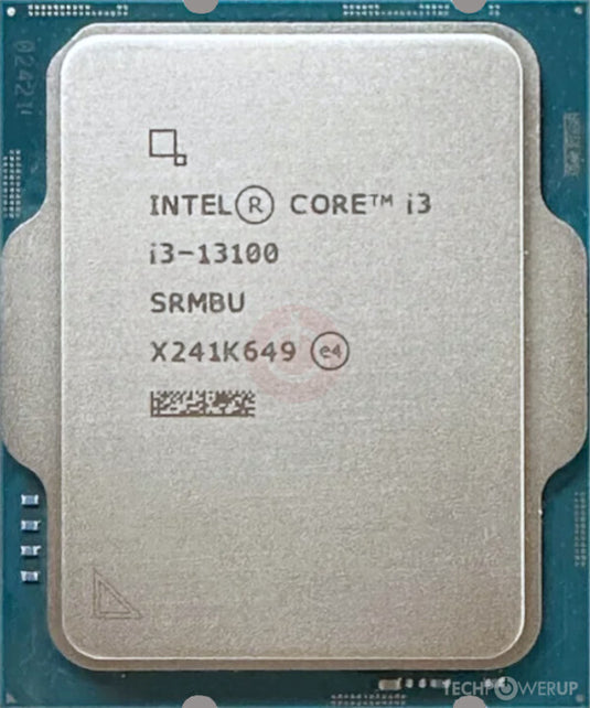 INTEL I3-13100 | TRAY-TYPE | 4 CORE (4 P-CORES | 0 E-CORES) | 8 THREADS | 12MB CACHE | 4.5 GHZ | INTEL UHD GRAPHICS | LGA 1700 | 12 MONTHS WARRANTY PROCESSOR