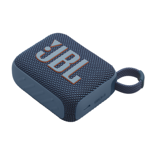 JBL GO 4 BLUE ULTRA PORTABLE BLUETOOTH SPEAKER | UP TO 7 HOURS OF PLAYTIME PLUS| WATER PROOF AND DUST PROOF|