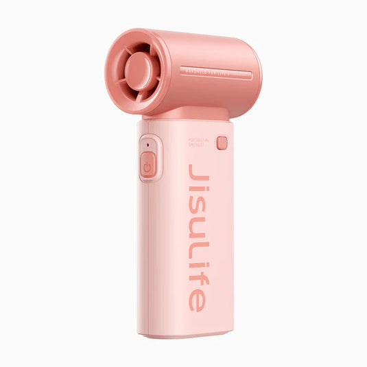 JISULIFE Life 9 PNK | 5000MAH | 10M/S MAX | 3.5-18HRS | PINK | 6 MONTHS WARRANTY FANS
