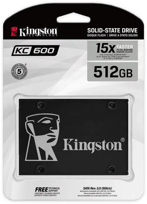 KINGSTON (SKC600/512G) KC600 SATA 3 2.5" HARDWARE-BASED SELF-ENCRYPTING DRIVE WITH 3D TLC NAND 512GB SOLID STATE DRIVE-SOLID STATE DRIVE-Makotek Computers