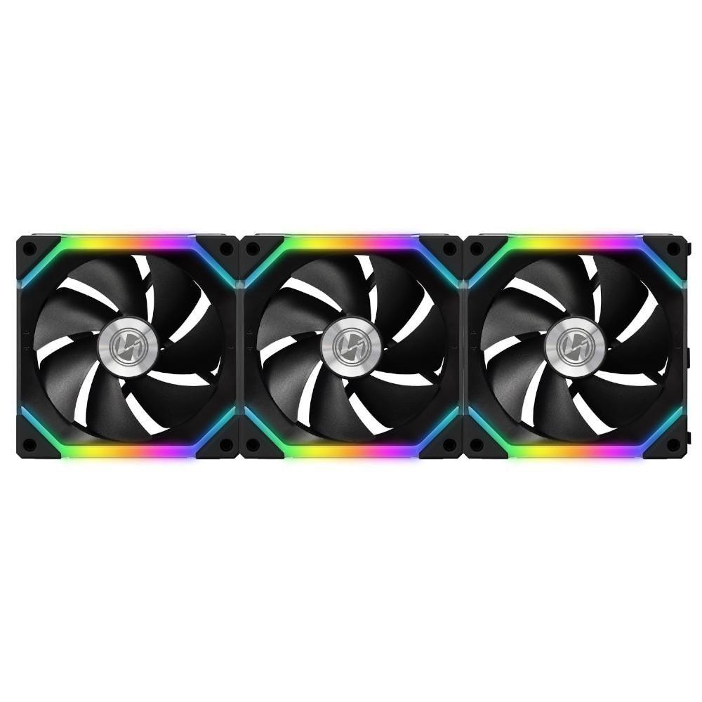 LIAN LI 120MM UNI SL 3 PACK BLACK RGB | 6 MONTHS WARRANTY | FANS