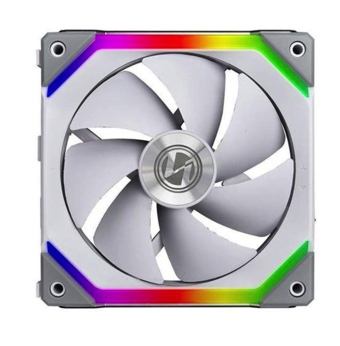 LIAN LI 120MM UNI SL 3 PACK WHITE RGB FANS-FANS-Makotek Computers