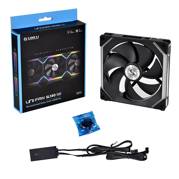 LIAN LI 120MM UNI SL BLACK RGB | 6 MONTHS WARRANTY | FAN – Makotek