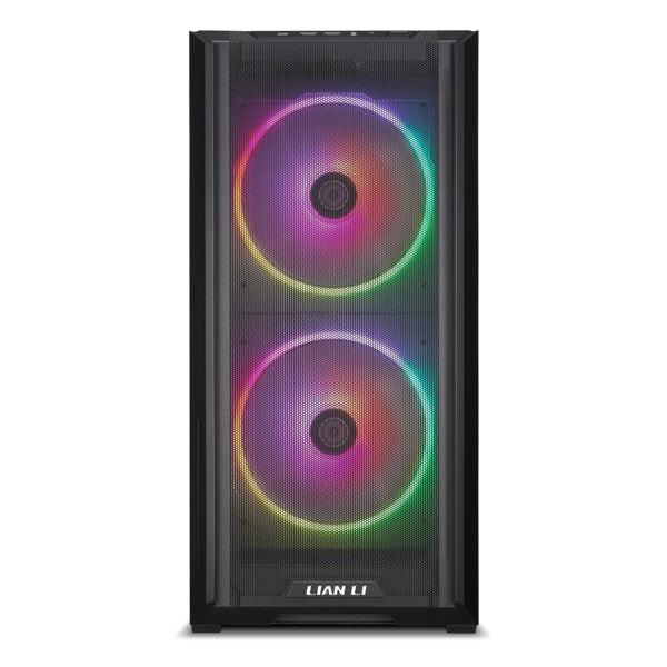 LIAN-LI LAN216RX LANCOOL 216 RGB ATX MID TOWER GAMING CASE ‚Äì BLACK | TOP AND FRONT MESH PANEL | TEMPERED GLASS SIDE PANEL | FRONT : 2 x 160MM ARGB FANS | REAR : 1 x 140MM FAN | PC CASE-PC CASE-Makotek Computers