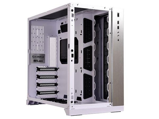 LIAN LI PC O11 DYNAMIC WHITE DUAL CHAMBER TEMPERED GLASS CASE-CASE-Makotek Computers