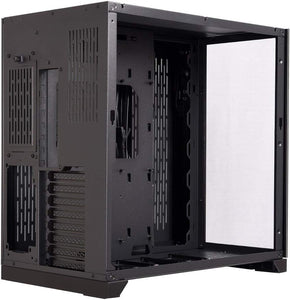 LIAN LI PC O11 DYNAMIC BLACK DUAL CHAMBER TEMPERED GLASS CASE-CASE-Makotek Computers