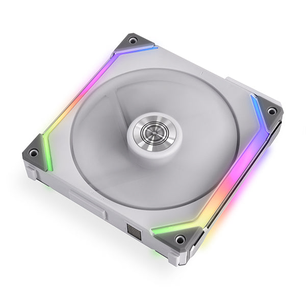 LIAN LI UNI FAN SL140 RGB WHITE 2個 Amazon.com: Lian Li UNI Fan SL140 RGB x2 140mm Revolutionized