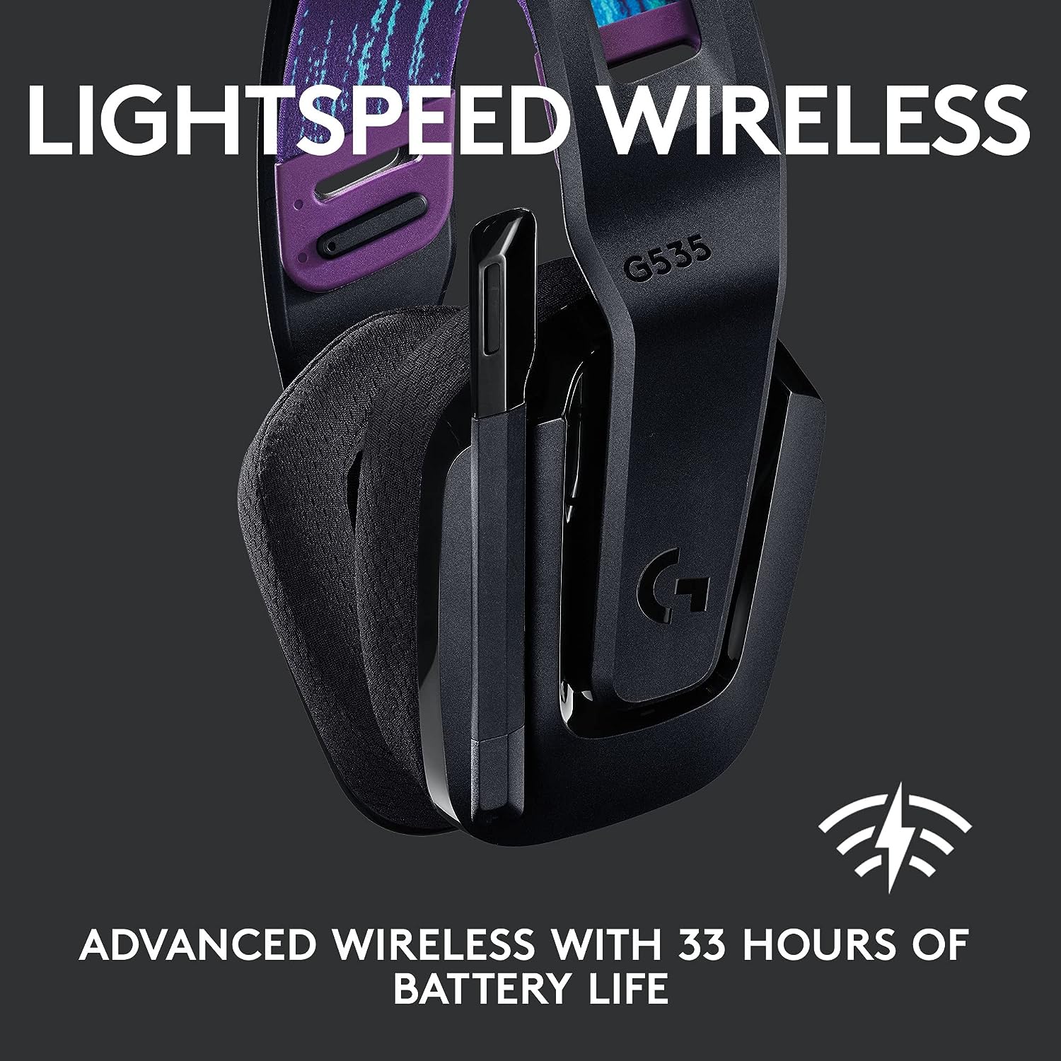 LOGITECH G535 LIGHTSPEED WIRELES GAMING HEADSET-HEADSET-Makotek Computers