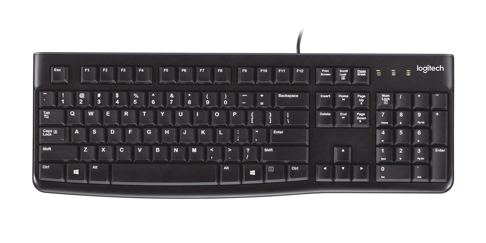 LOGITECH K120 -N/A-US-USB-N/A-AP CORDED KEYBOARD-KEYBOARD-Makotek Computers