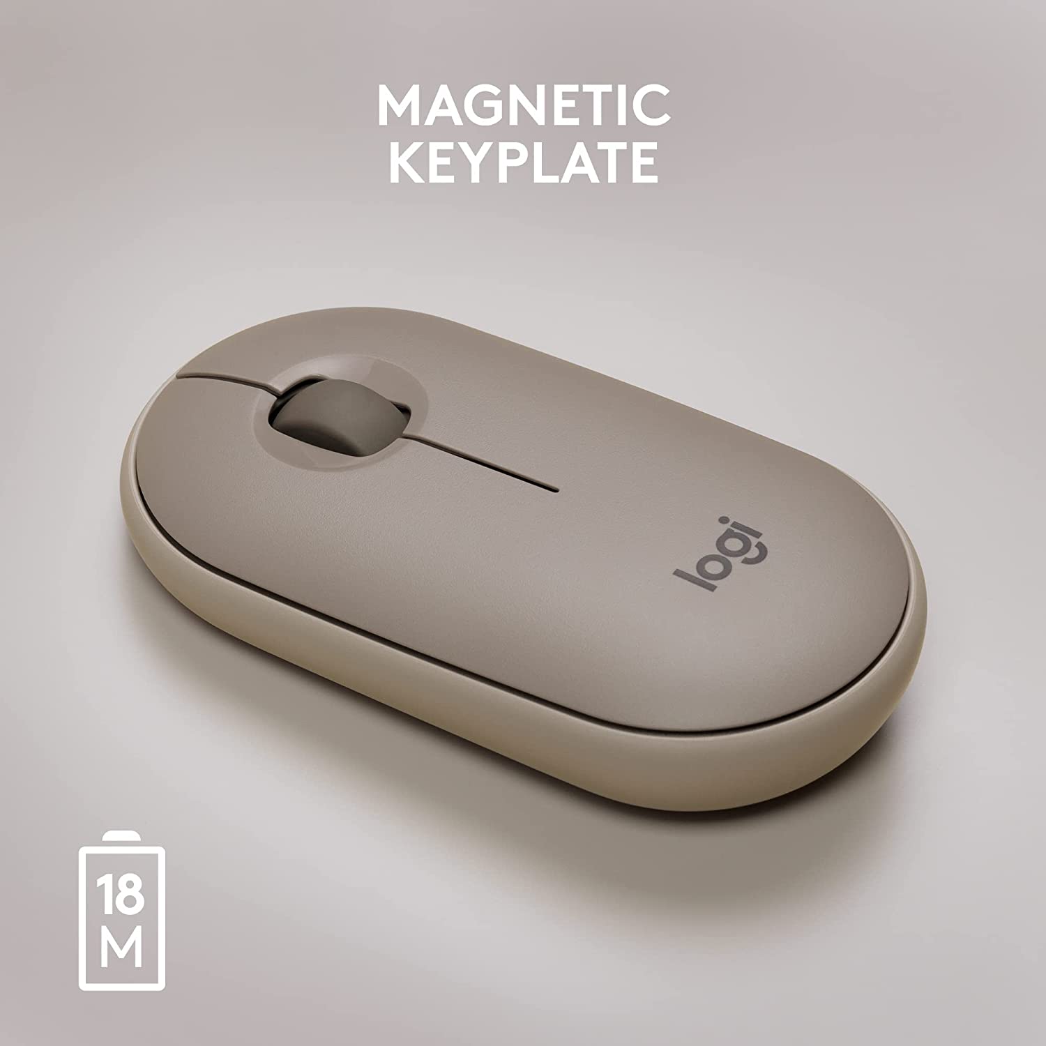 LOGITECH M350 PEBBLE WIRELESS SAND MOUSE-MOUSE-Makotek Computers