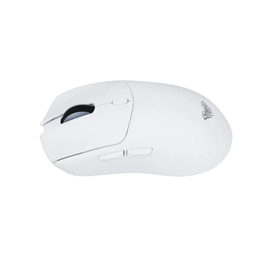 AULA SC580X WHITE | TRI-MODE: 2.4GHZ WIRELESS / BLUETOOTH / WIRED | UP TO 10,000- 12000 DPI | 1000HZ POLLING RATE | 6-7 PROGRAMMABLE BUTTONS | LIGHTWEIGHT BODY AROUND 82G | 6 MONTHS WARRANTY MOUSE