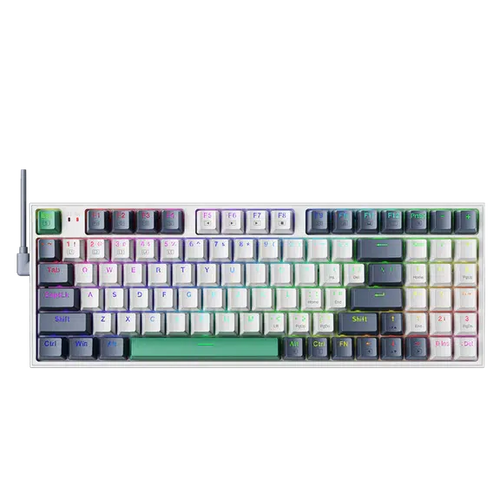 MACHENIKE K500-B94 WHITE RED SWITCH RGB MECHANICAL KEYBOARD-KEYBOARD-Makotek Computers