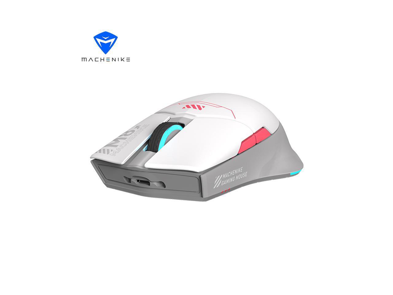 MACHENIKE M840 WHITE TRI-MODE WIRELES GAMING MOUSE-MOUSE-Makotek Computers