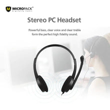 Load image into Gallery viewer, MICROPACK DIGITAL YOURS MHP01 STEREO SURROUND 3.5MM MULTI DEVICE HEADSET-HEADSET-Makotek Computers

