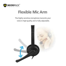 Load image into Gallery viewer, MICROPACK DIGITAL YOURS MHP01 STEREO SURROUND 3.5MM MULTI DEVICE HEADSET-HEADSET-Makotek Computers
