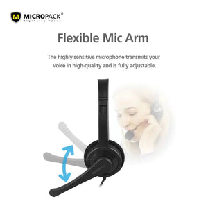 MICROPACK DIGITAL YOURS MHP01 STEREO SURROUND 3.5MM MULTI DEVICE HEADSET-HEADSET-Makotek Computers