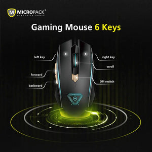 MICROPACK GAME SERIES CUPID GM06 GAMING WIRED MOUSE-MOUSE-Makotek Computers