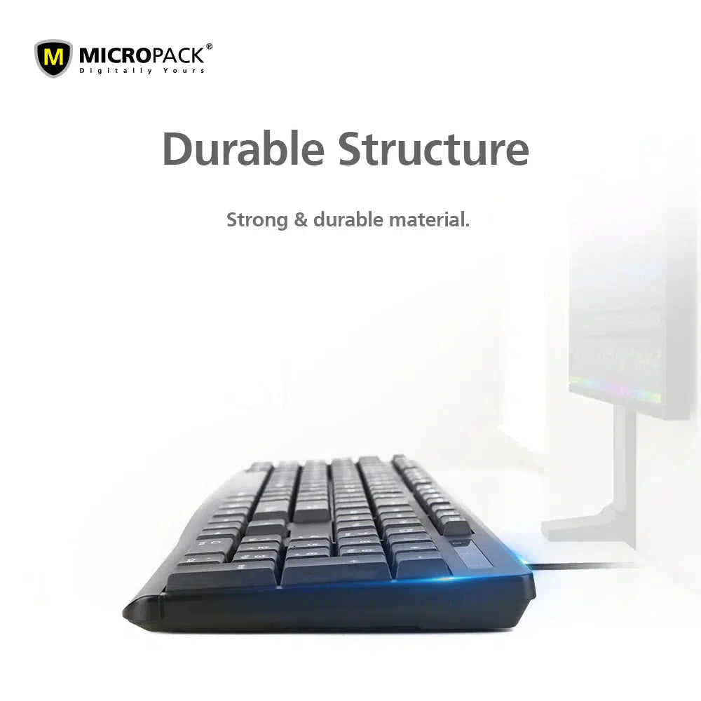 MICROPACK K-206 WIRED KEYBOARD-KEYBOARD-Makotek Computers