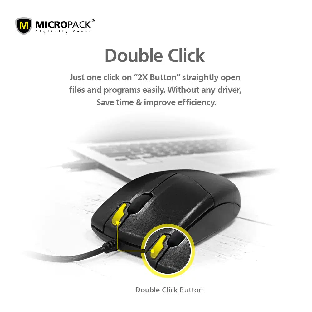 MICROPACK M106 OPTICAL WIRED MOUSE-MOUSE-Makotek Computers