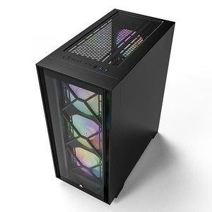 MONTECH AIR 1000 PREMIUM BLACK WITH 3x140MM ARGB FAN AND 1x120MM ARGB FAN CASE-CASE-Makotek Computers