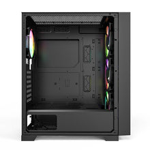 Load image into Gallery viewer, MONTECH AIR 1000 PREMIUM BLACK WITH 3x140MM ARGB FAN AND 1x120MM ARGB FAN CASE-CASE-Makotek Computers
