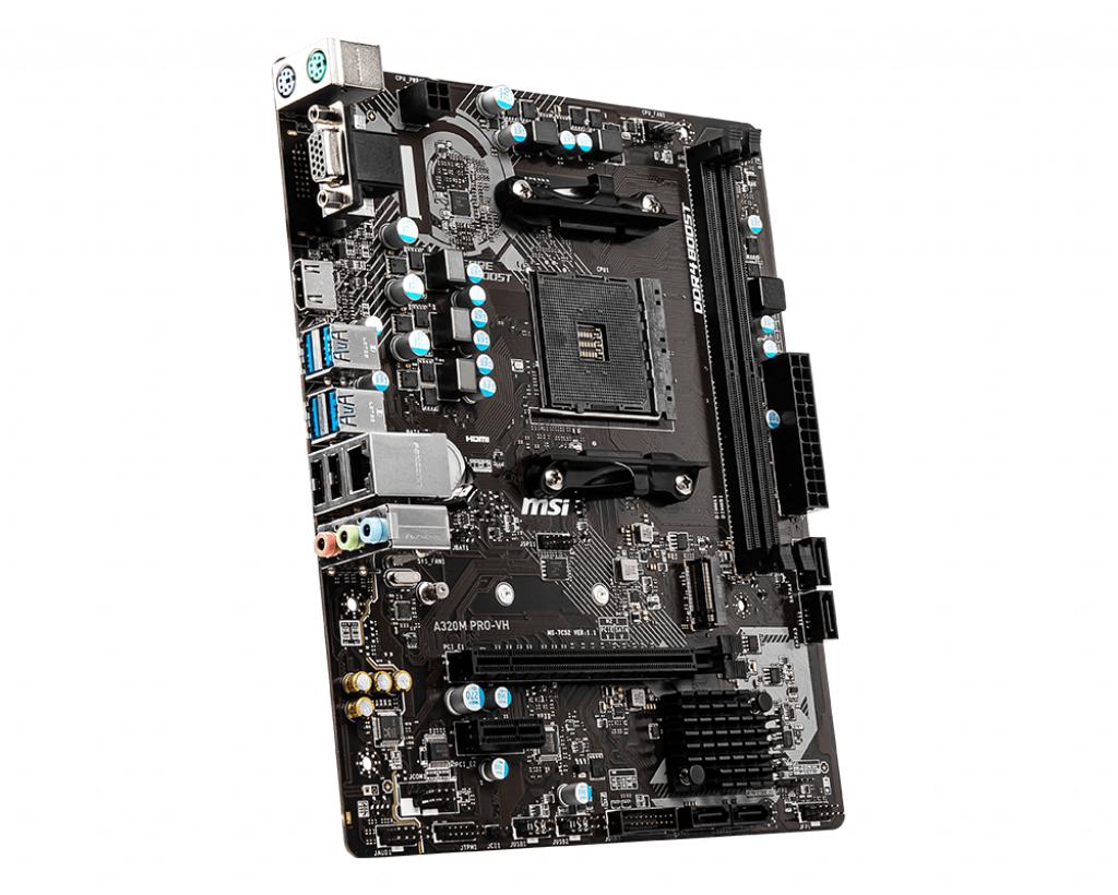 MSI A320M PRO-VH MOTHERBOARD-MOTHERBOARDS-Makotek Computers