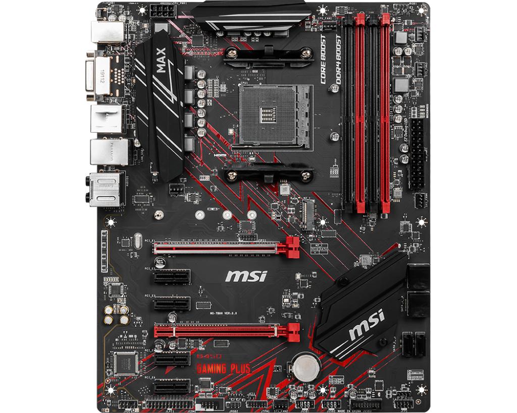 MSI B450 GAMING PLUS MAX MOTHERBOARD-MOTHERBOARD-Makotek Computers